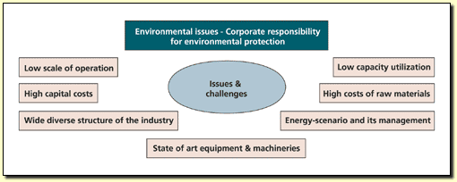 Fig 5 - Issues and challenges before the Indian paper industry